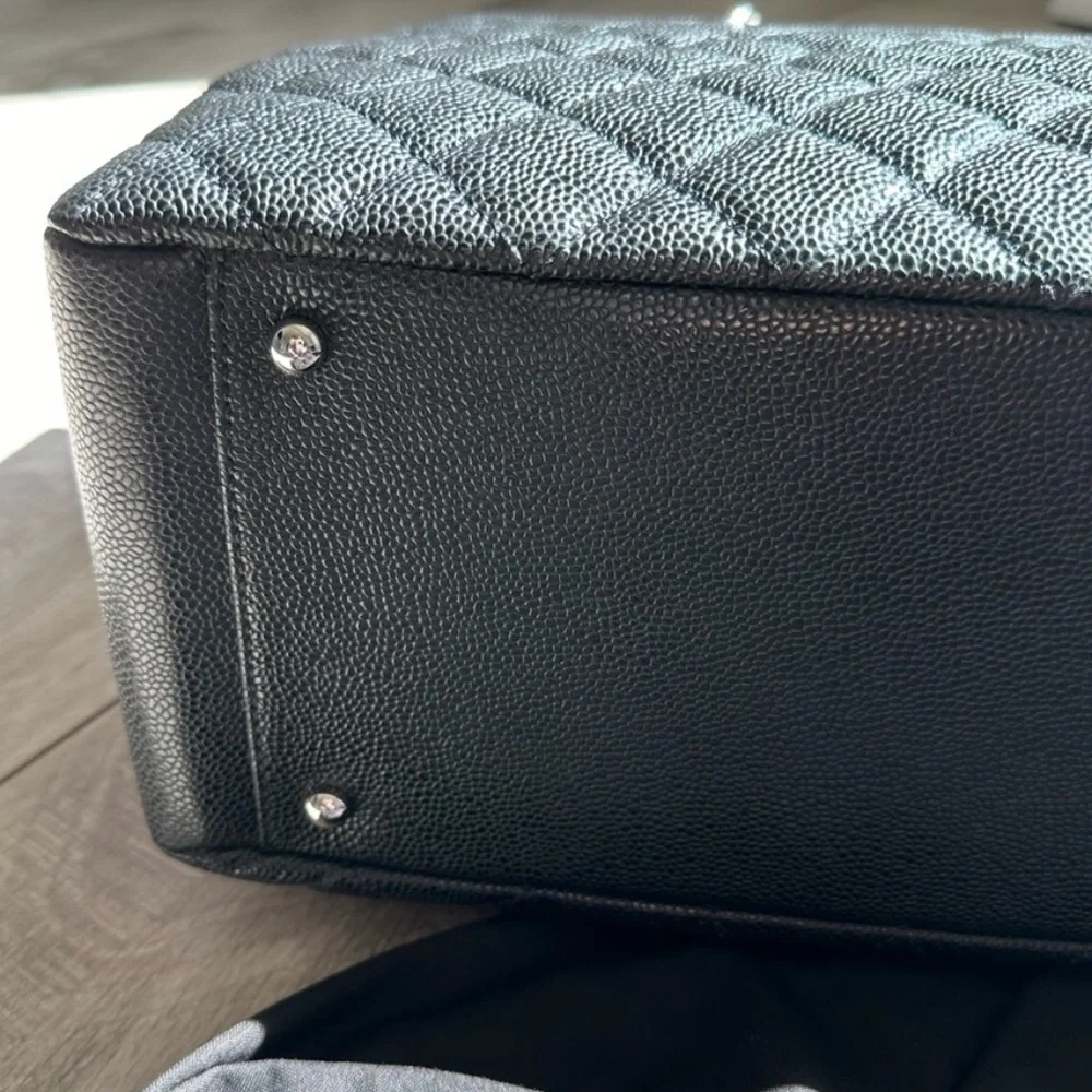 Chanel Black Caviar Grand Shopping Tote (GST)
